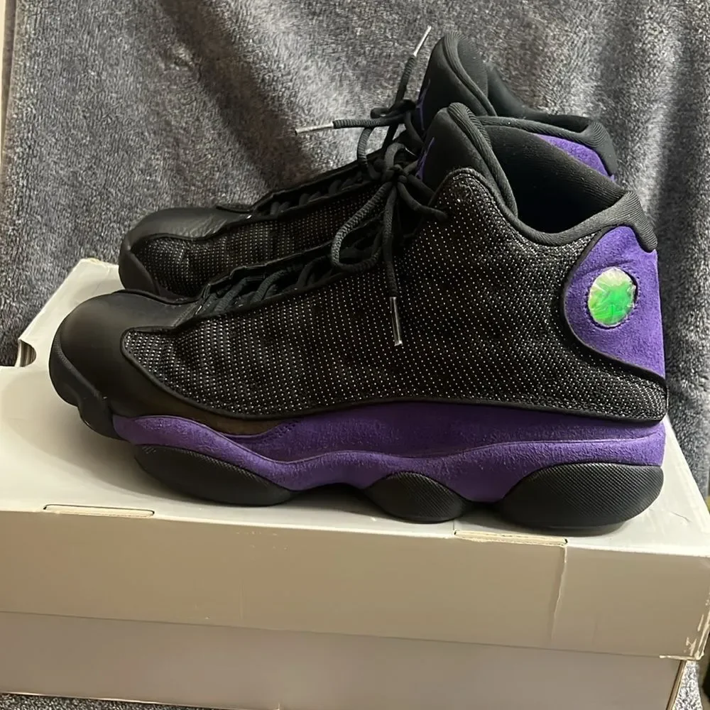 Air Jordan Retro 13 Court Purple Black